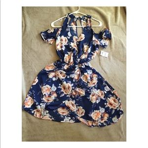 Charlotte Russe Off the Shoulder Floral Dress